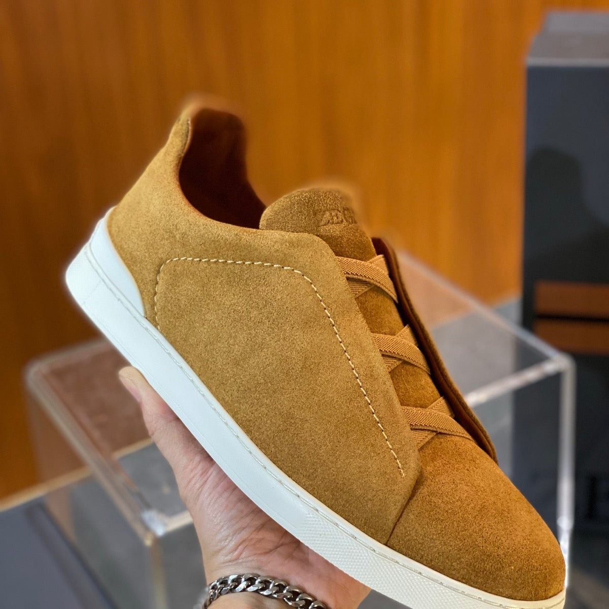 ZEGN TRIPLE STITCH SNEAKER