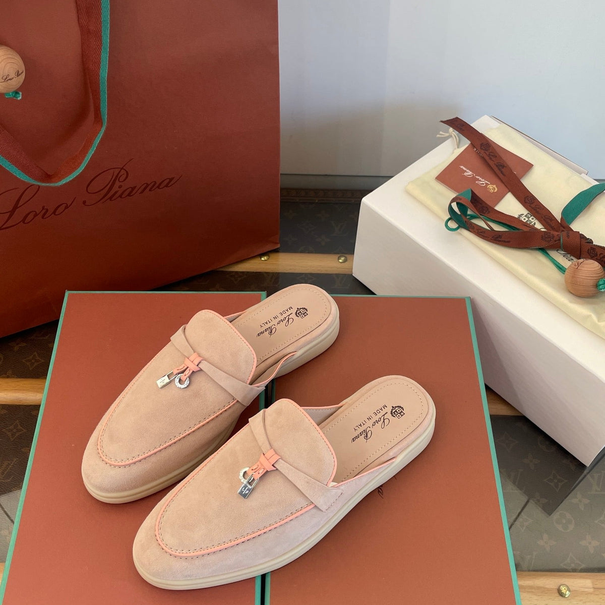 LORO P SUMMER CHARMS LOAFERS