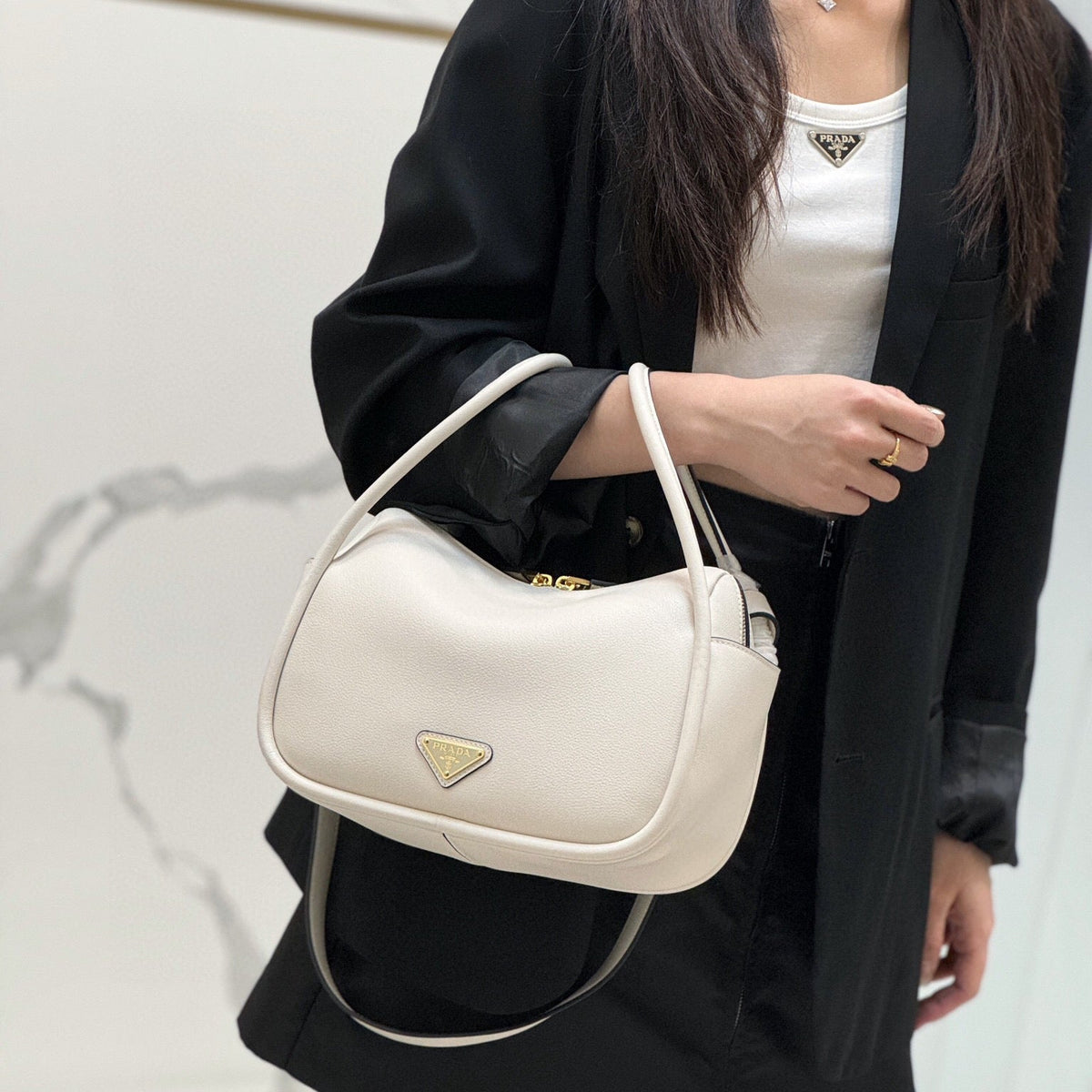 PD LEATHER HANDBAG