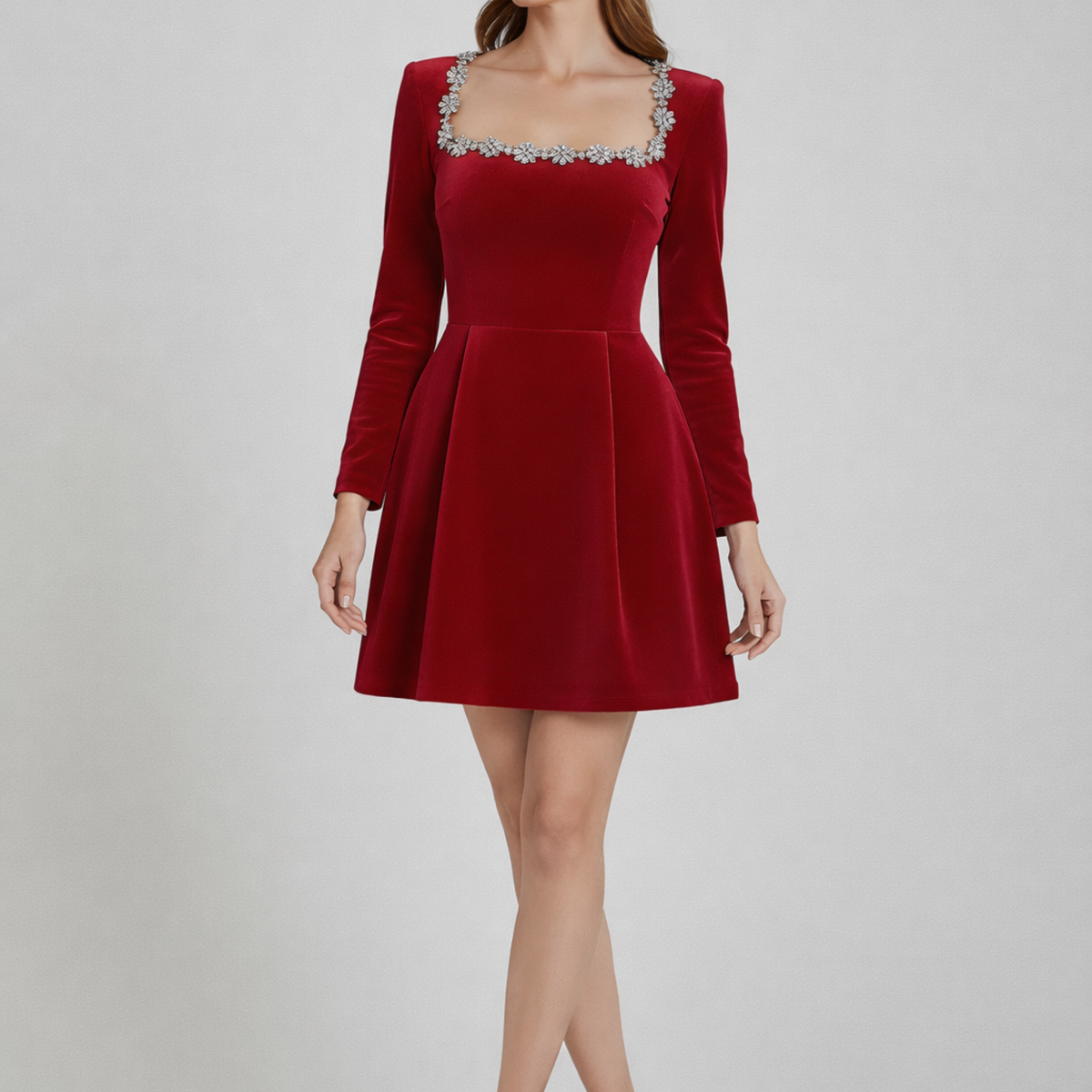 Odette | Velvet Mini Dress