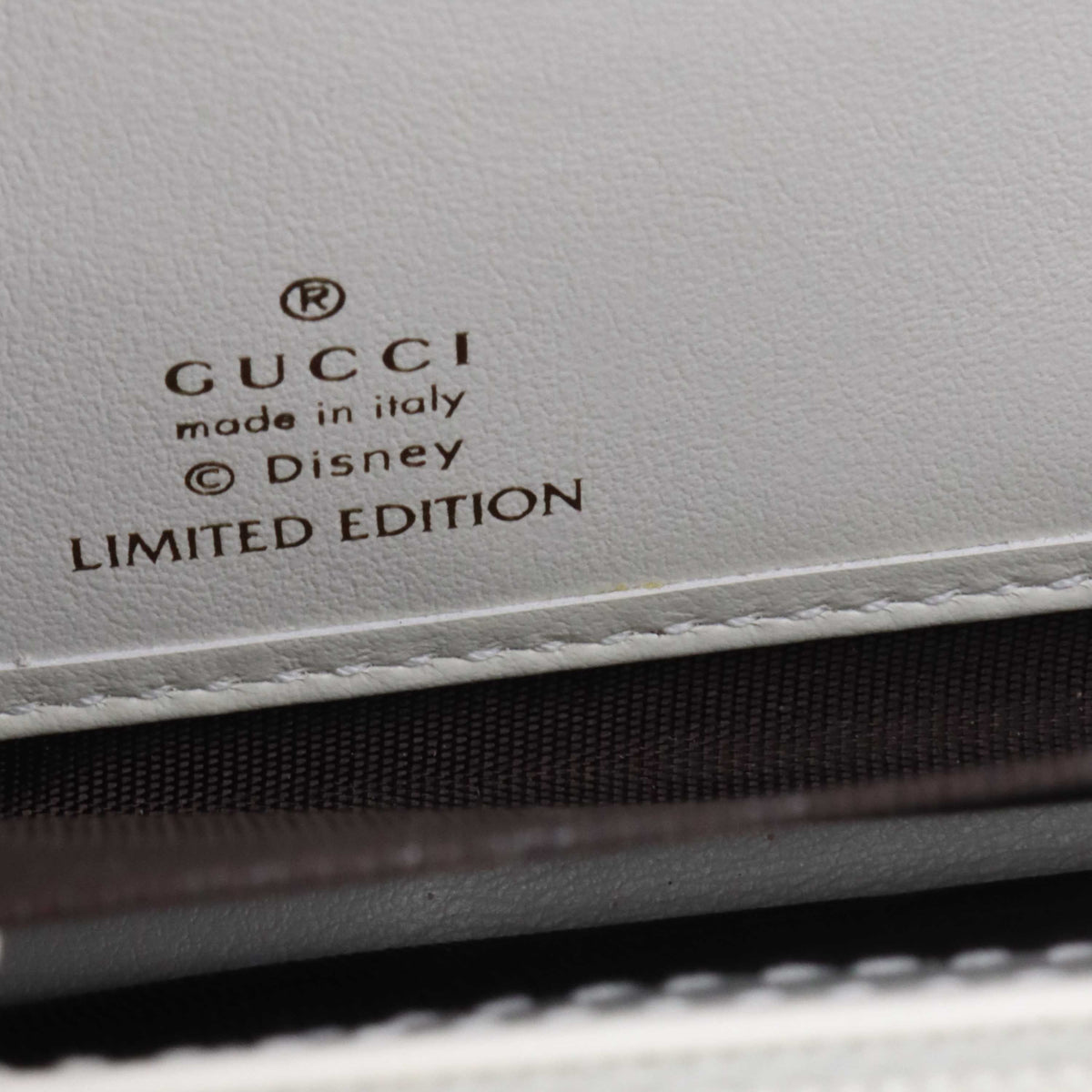 Gucci x Mickey Mouse Zip Around Wallet.
