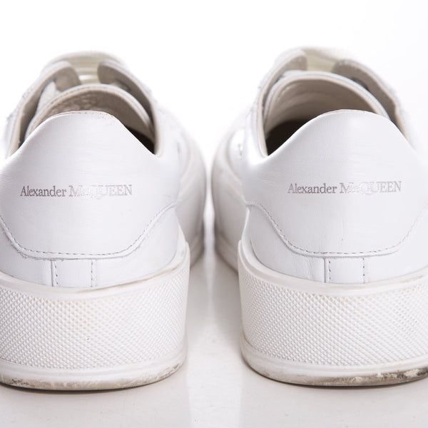 Alexander McQueen White Sneakers SZ 40