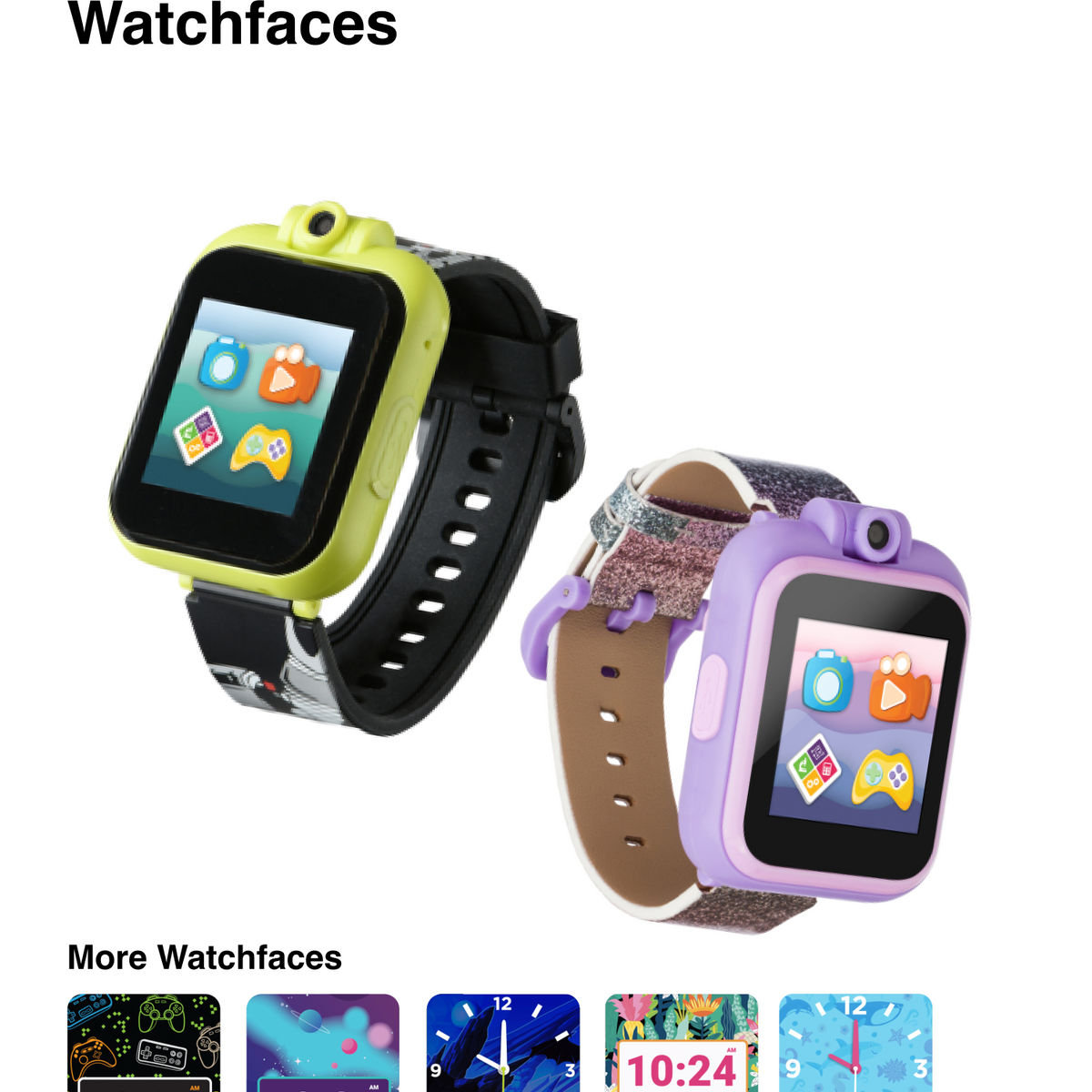 PlayZoom 2 Kids Smartwatch with Headphones: Green Astronaut