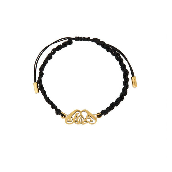 Alexander Mcqueen Women Friendship Bracelet With "Seal" Logo