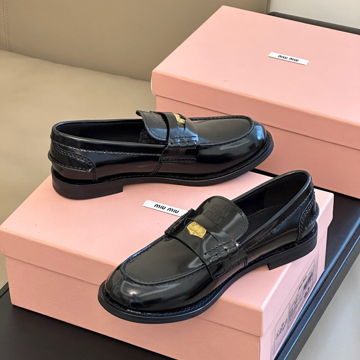 MIU M LOAFERS