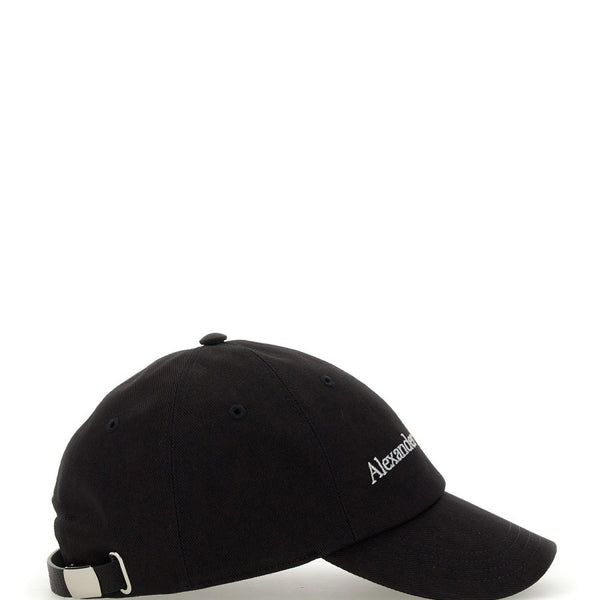 Alexander Mcqueen Men Baseball Hat With Logo