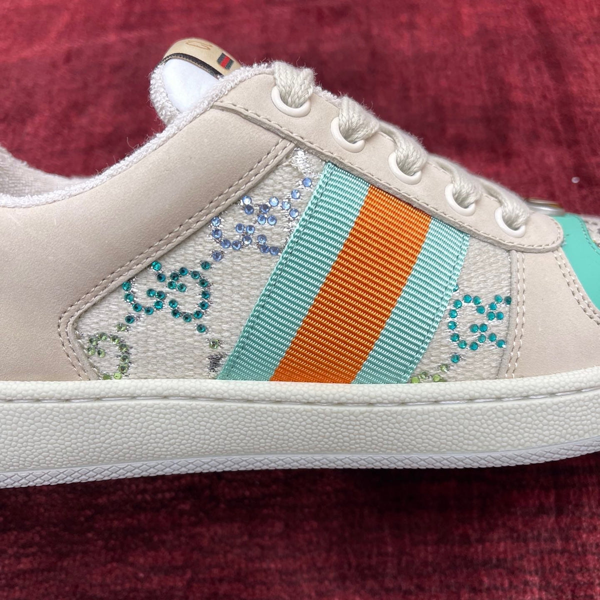 GG SCREENER LEATHER SNEAKERS