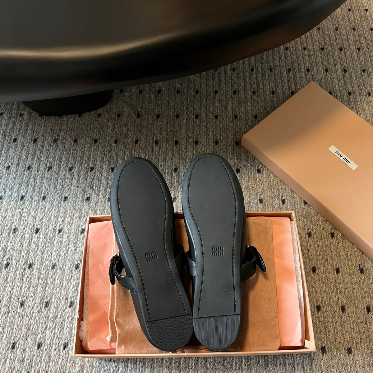 MIU M BALLERINA FLATS