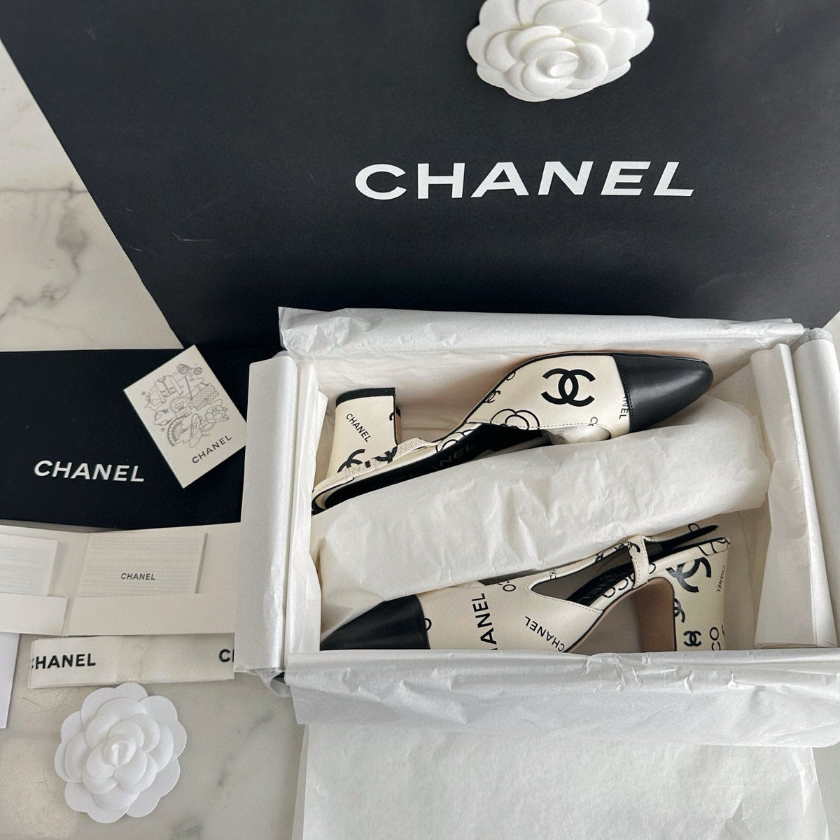 CC SLINGBACK HEELS