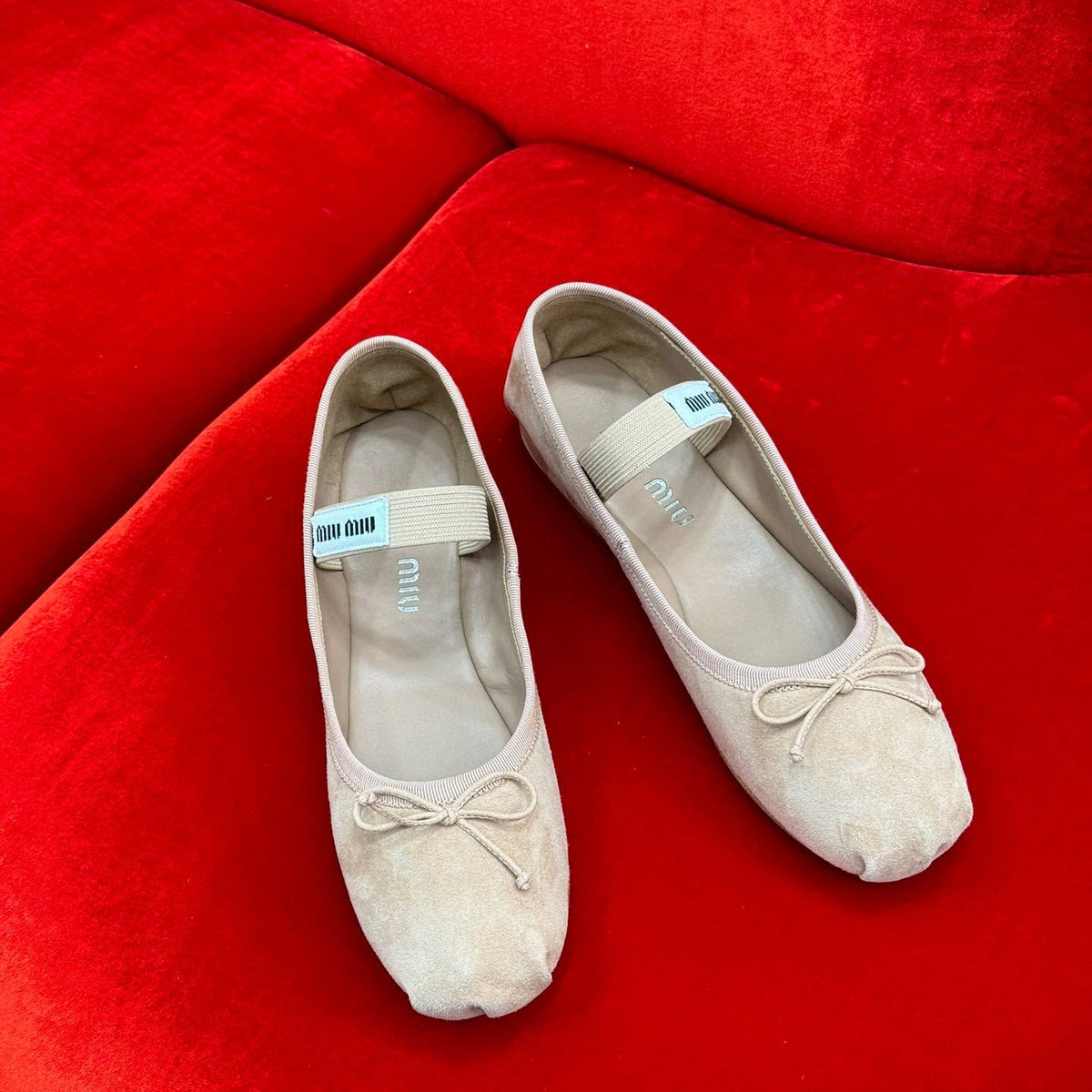 MIU M BALLERINA FLATS