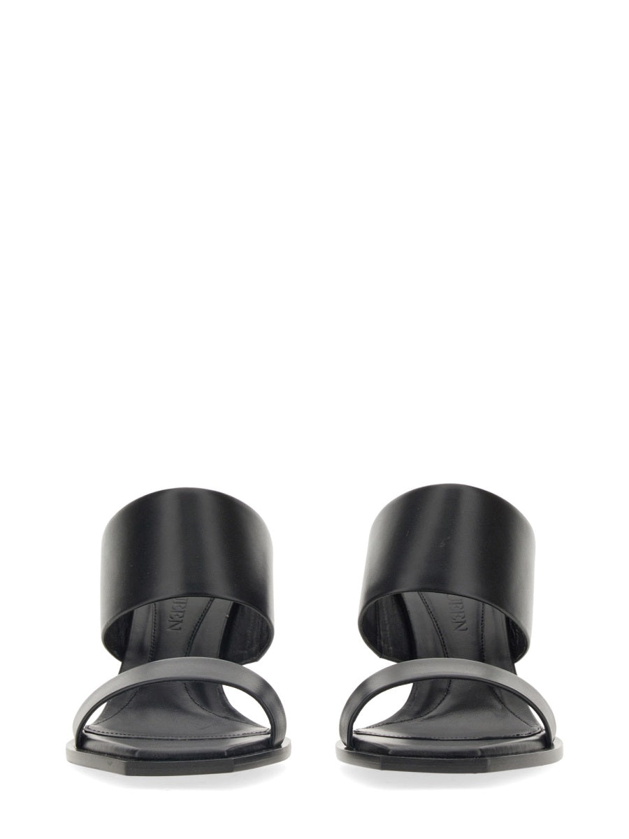 Alexander Mcqueen Women Leather Sandal