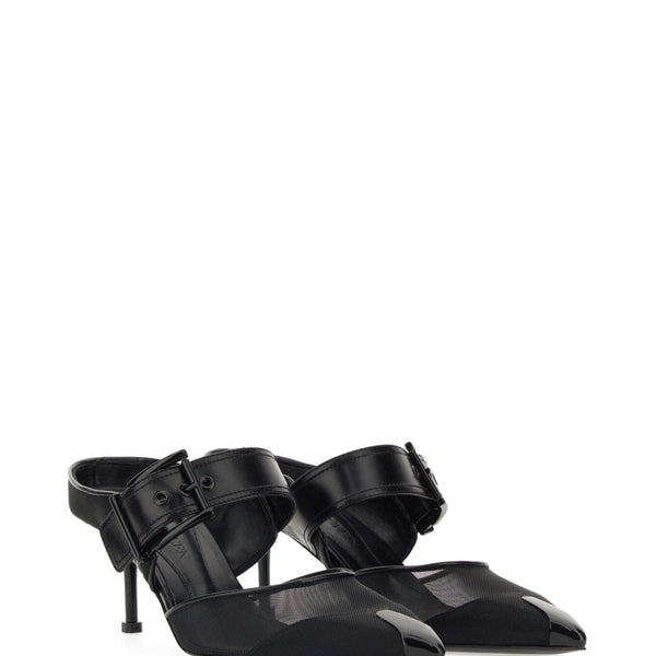 Alexander Mcqueen Women Punk Sandal With Buckle