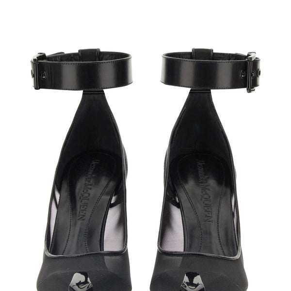 Alexander Mcqueen Women Punk Pumps With Strap