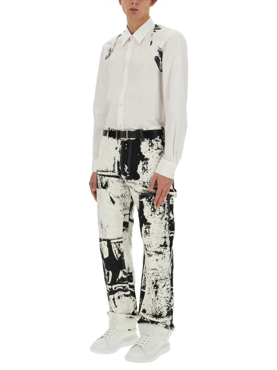 Alexander Mcqueen Men Fold Harness Shirt