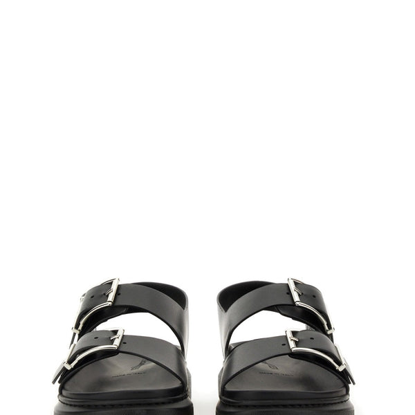 Alexander Mcqueen Men Leather Sandal