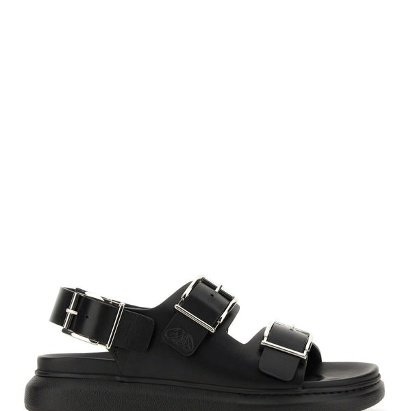 Alexander Mcqueen Men Leather Sandal