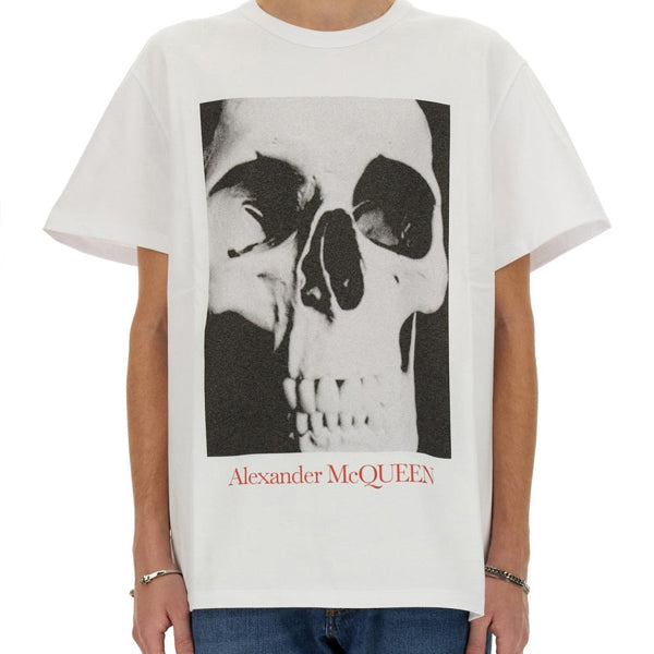 Alexander Mcqueen Men Skull Print T-Shirt