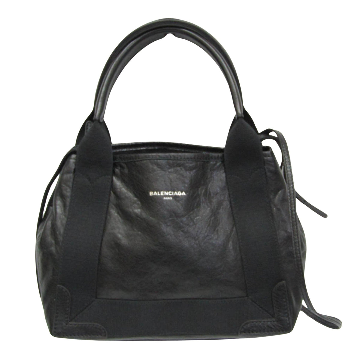 balenciaga Navy Cabas Tote
