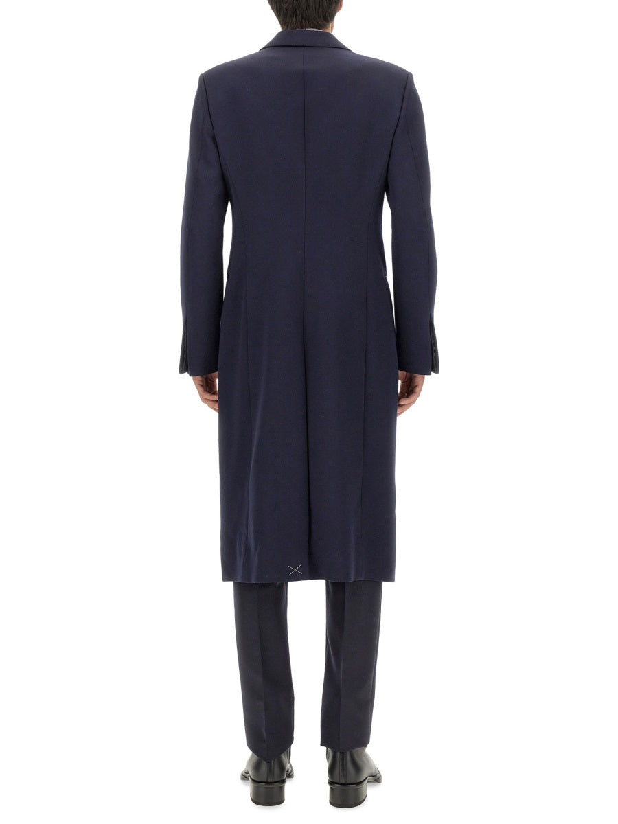 Alexander Mcqueen Men Double-Breasted Coat