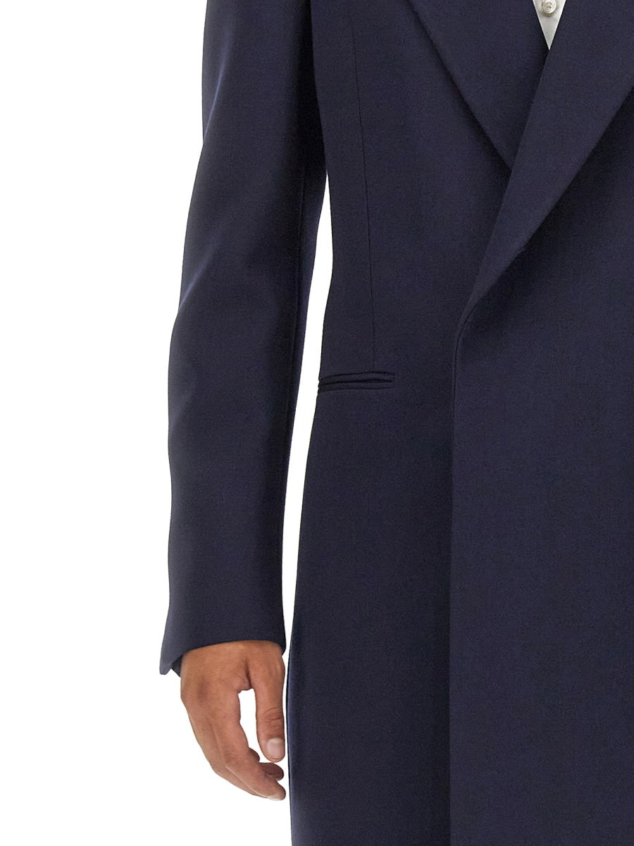 Alexander Mcqueen Men Double-Breasted Coat