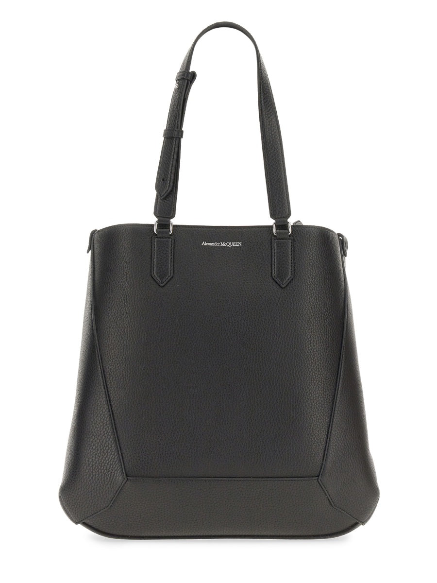 Alexander Mcqueen Men Tote Bag The Edge