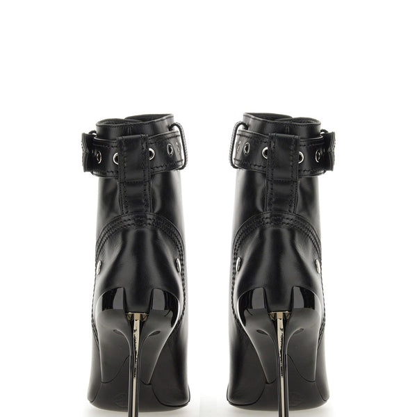 Alexander Mcqueen Women Slash Biker Boot