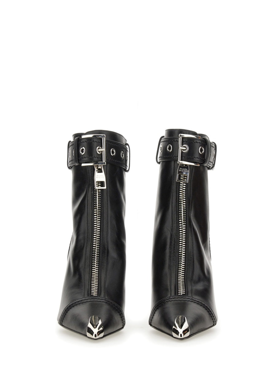 Alexander Mcqueen Women Slash Biker Boot