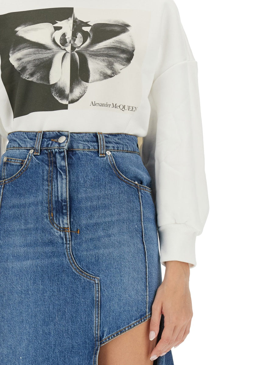 Alexander Mcqueen Women Sweatshirt With Logo