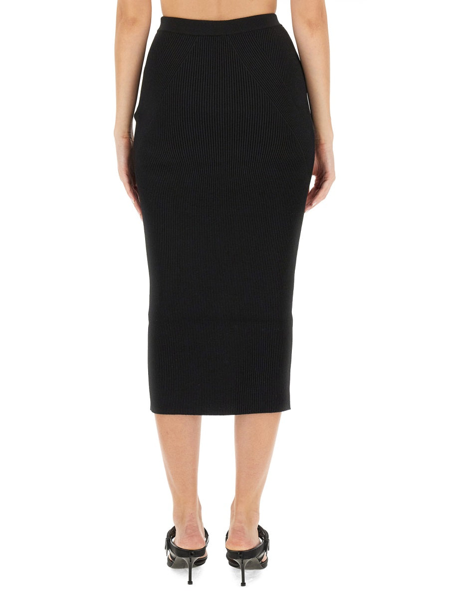 Alexander Mcqueen Women Knit Pencil Skirt