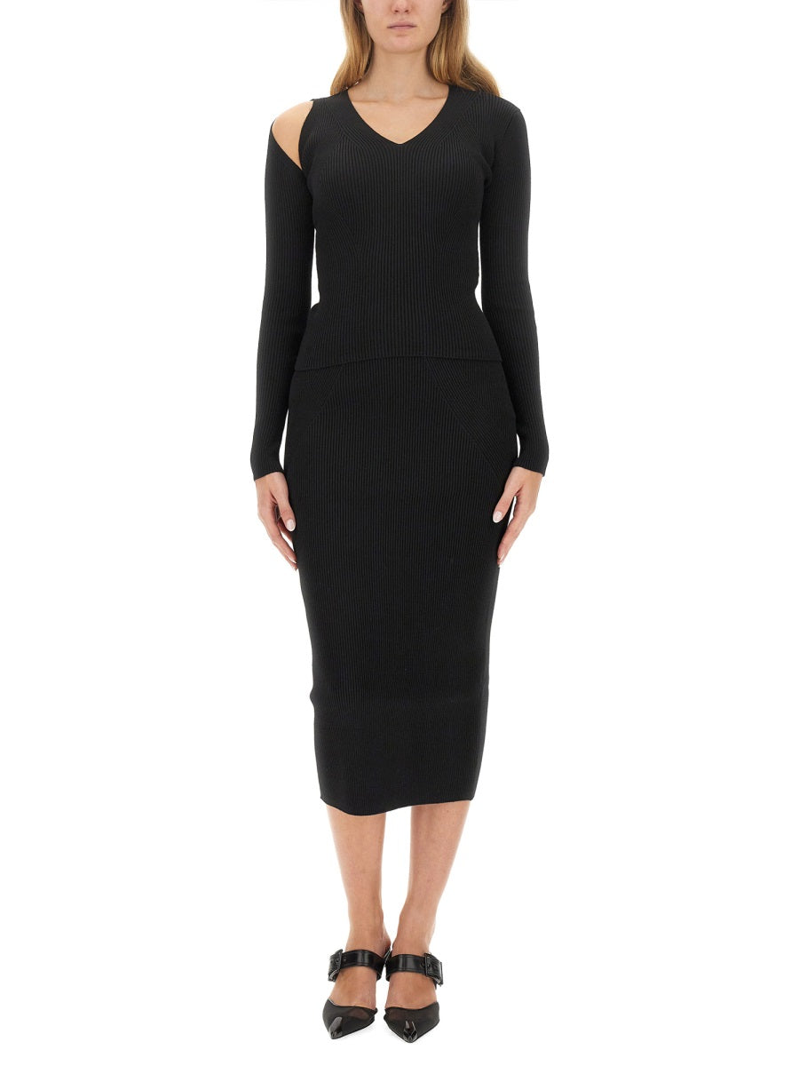 Alexander Mcqueen Women Knit Pencil Skirt
