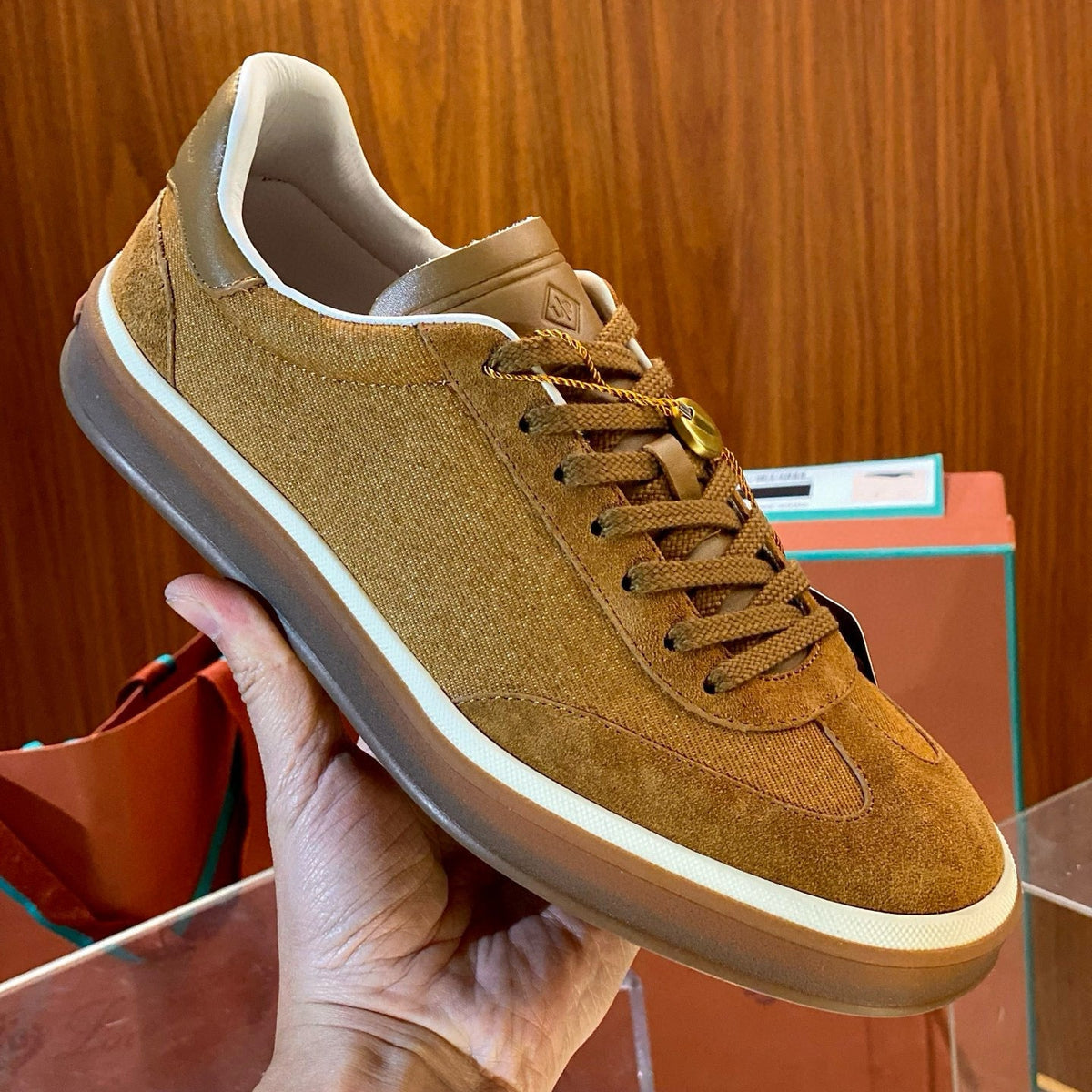 LORO P TENNIS WALK TRAINERS