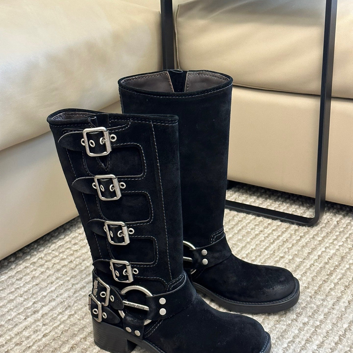 MIU M BOOTS