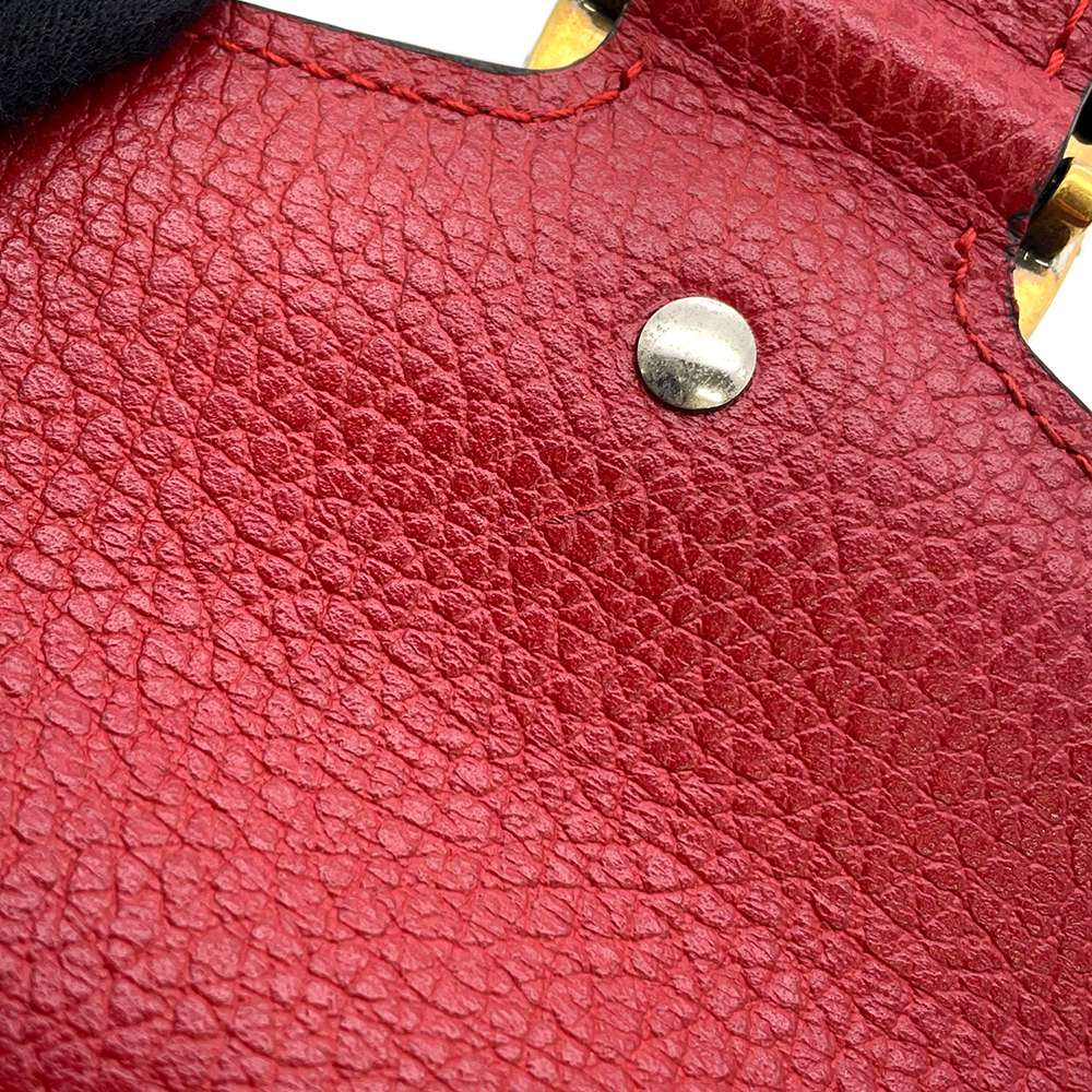 GUCCI Dionysus ChainShoulder Bag Red 476432 Leather