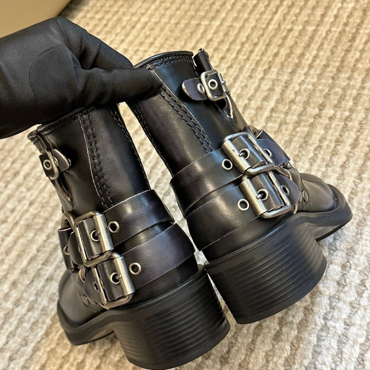MIU M BOOTS