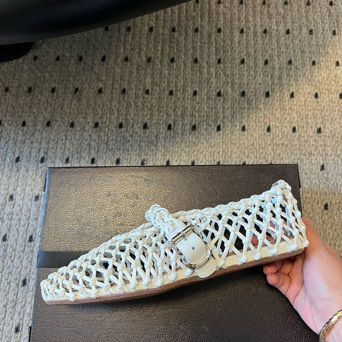 ALAIA BALLET FLATS