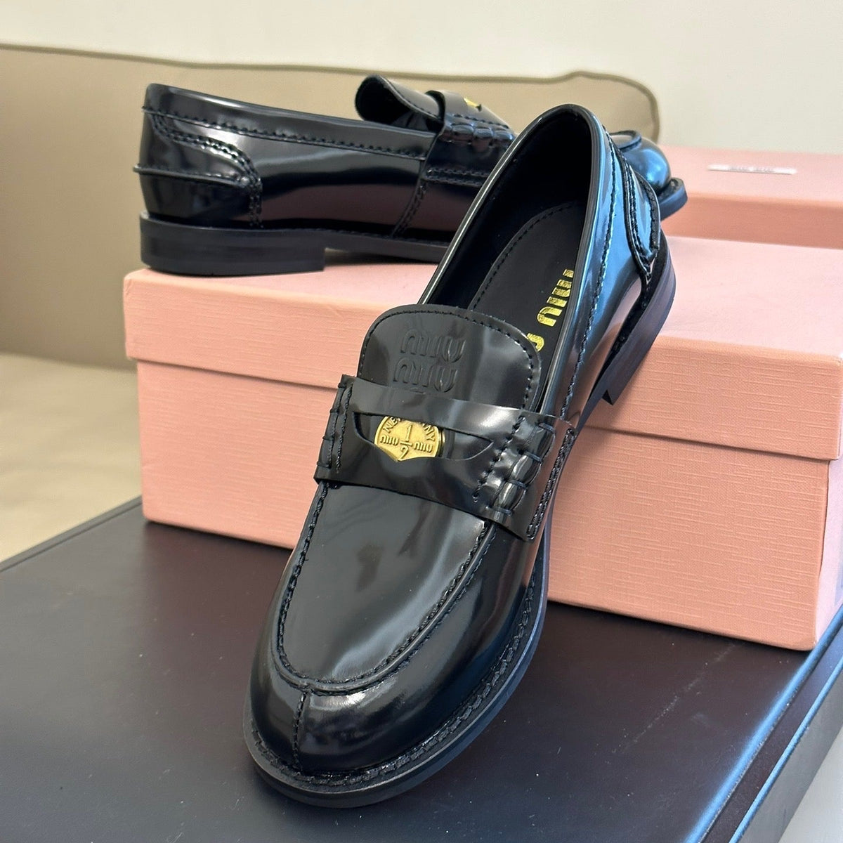 MIU M LOAFERS