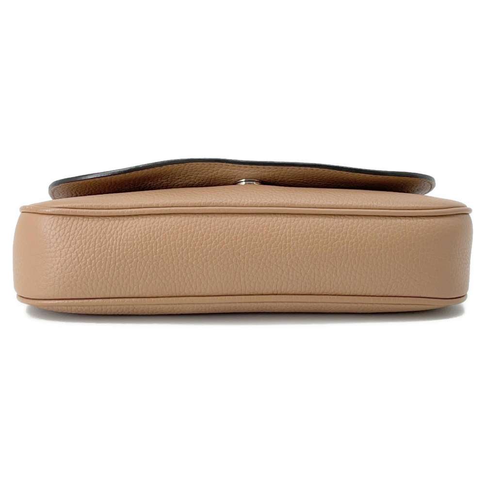 GUCCI Soho ChainShoulder Bag Beige 536224 Leather