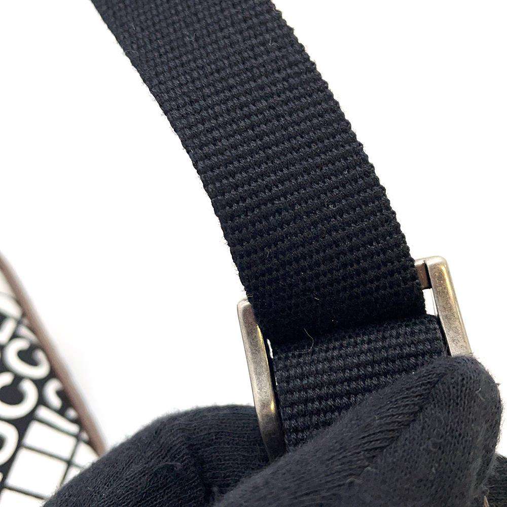 GUCCI north face collaboration belt bag Black/White 650299 Nylon
