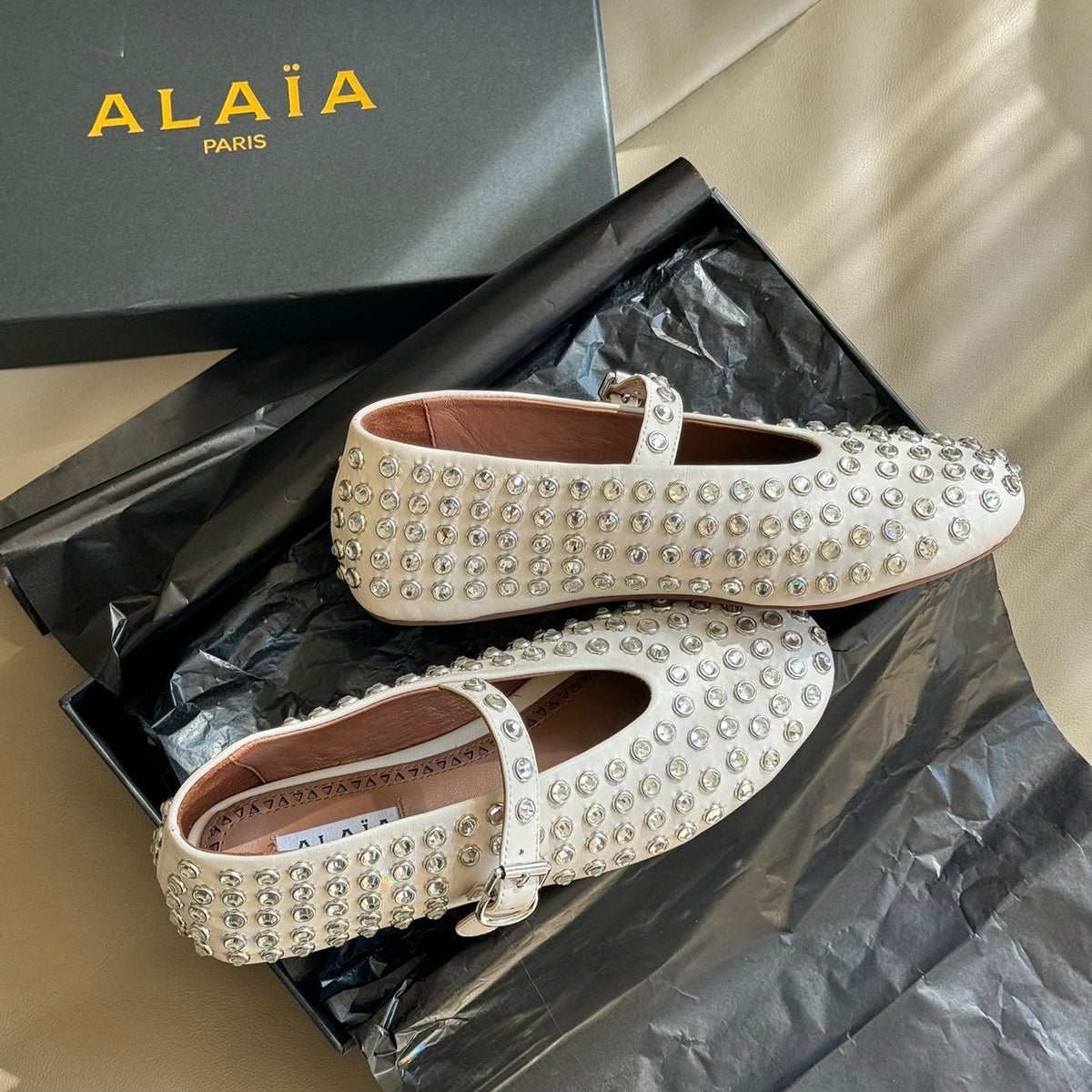 ALAIA BALLET FLATS