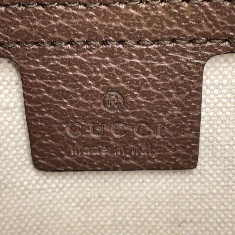 GUCCI Ophidia Crossbody Bag Beige 574796 PVC