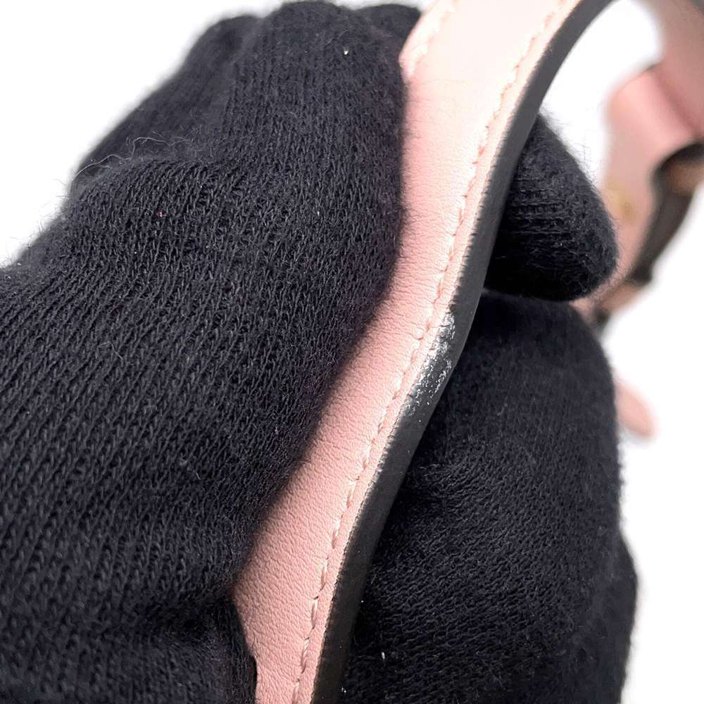 GUCCI GG Marmont Quilted Small Shoulder Bag Pink 447632 Leather