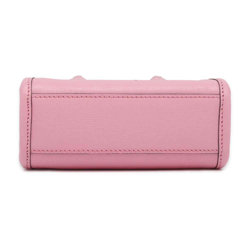 GUCCI Interlocking G Mini Tote Bag Bananya Collaboration Pink 671623 Leather