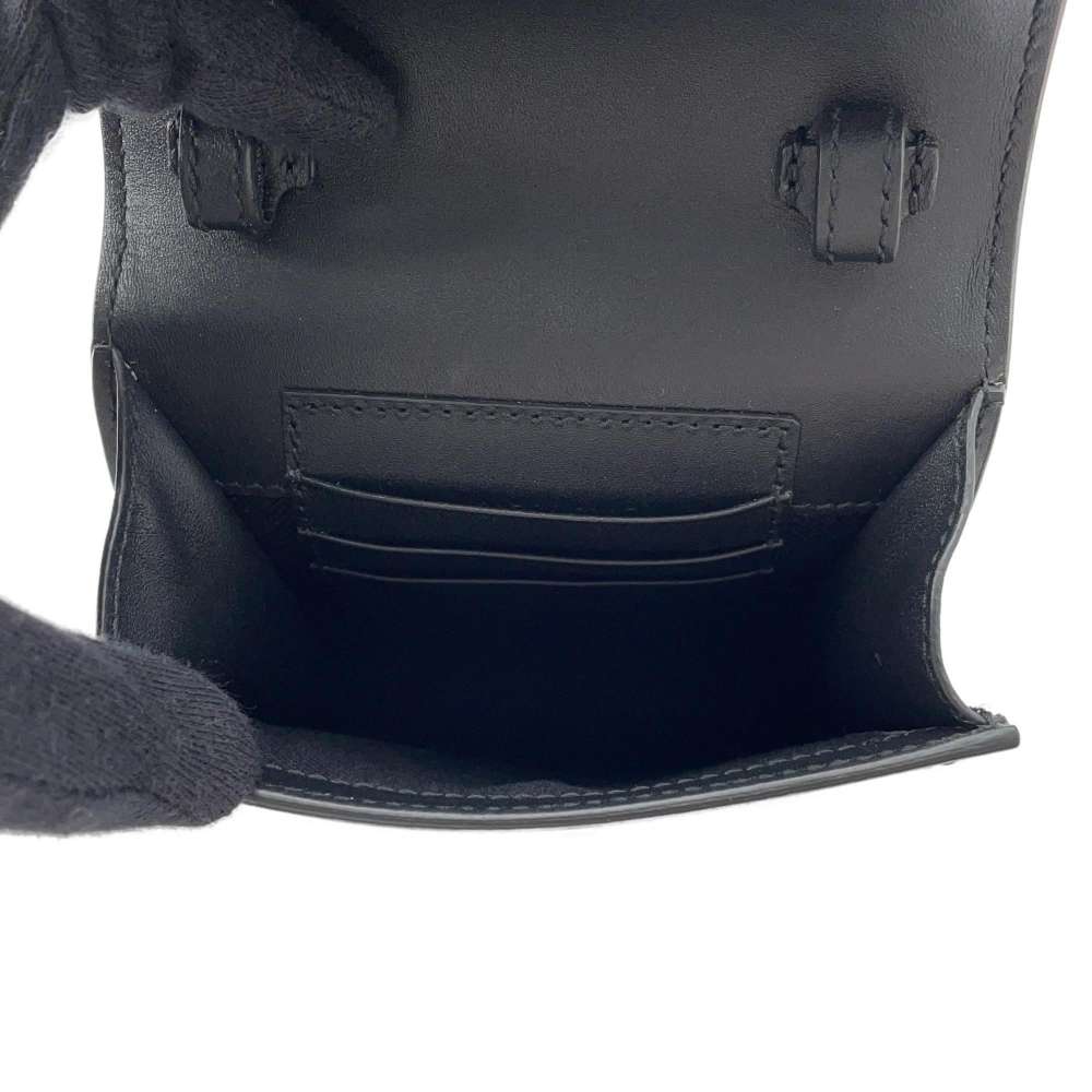GUCCI Square G Space Pochette Shoulder Bag Black/Multicolor 631766 PVCLeather