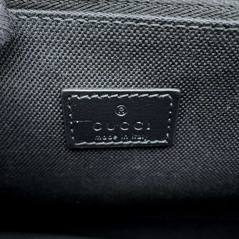 GUCCI Horsebit 1955 Shoulder Bag Black 700457 Leather