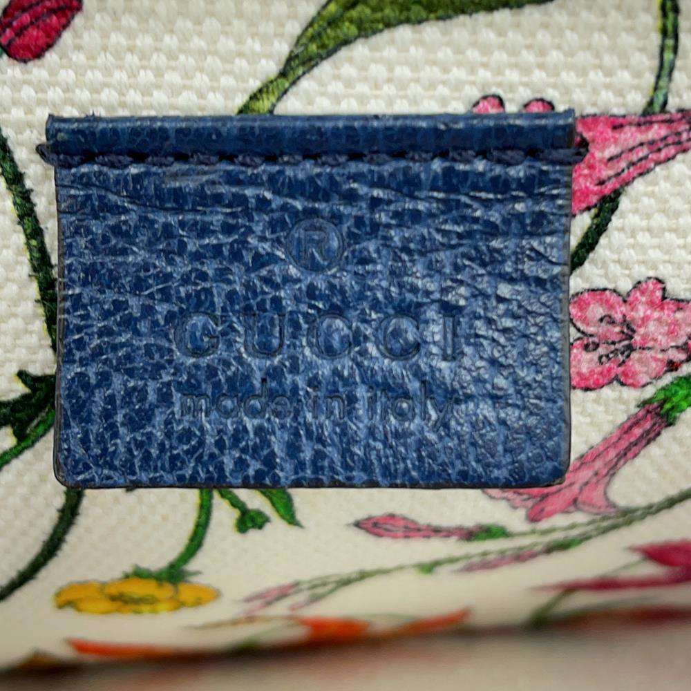 GUCCI Flora 2wayTote Bag Multicolor/Navy/White 550141 Canvas