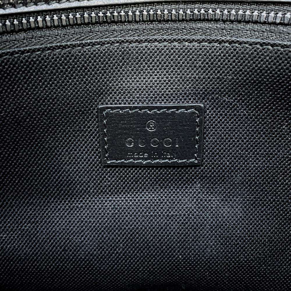 GUCCI Horsebit 1955 Shoulder Bag Black 700457 Leather