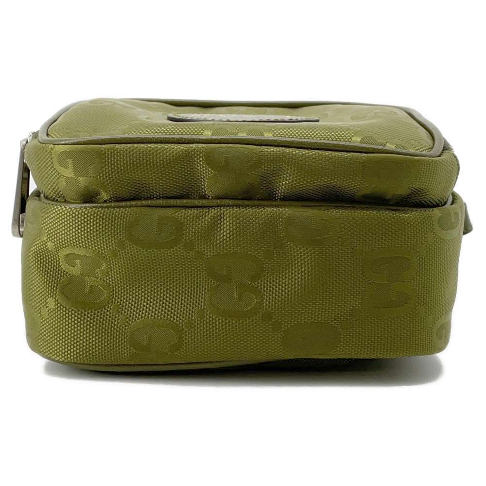 GUCCI GG Canvas Off the Grid 2way Shoulder Bag Green 625850 GGNylon Leather