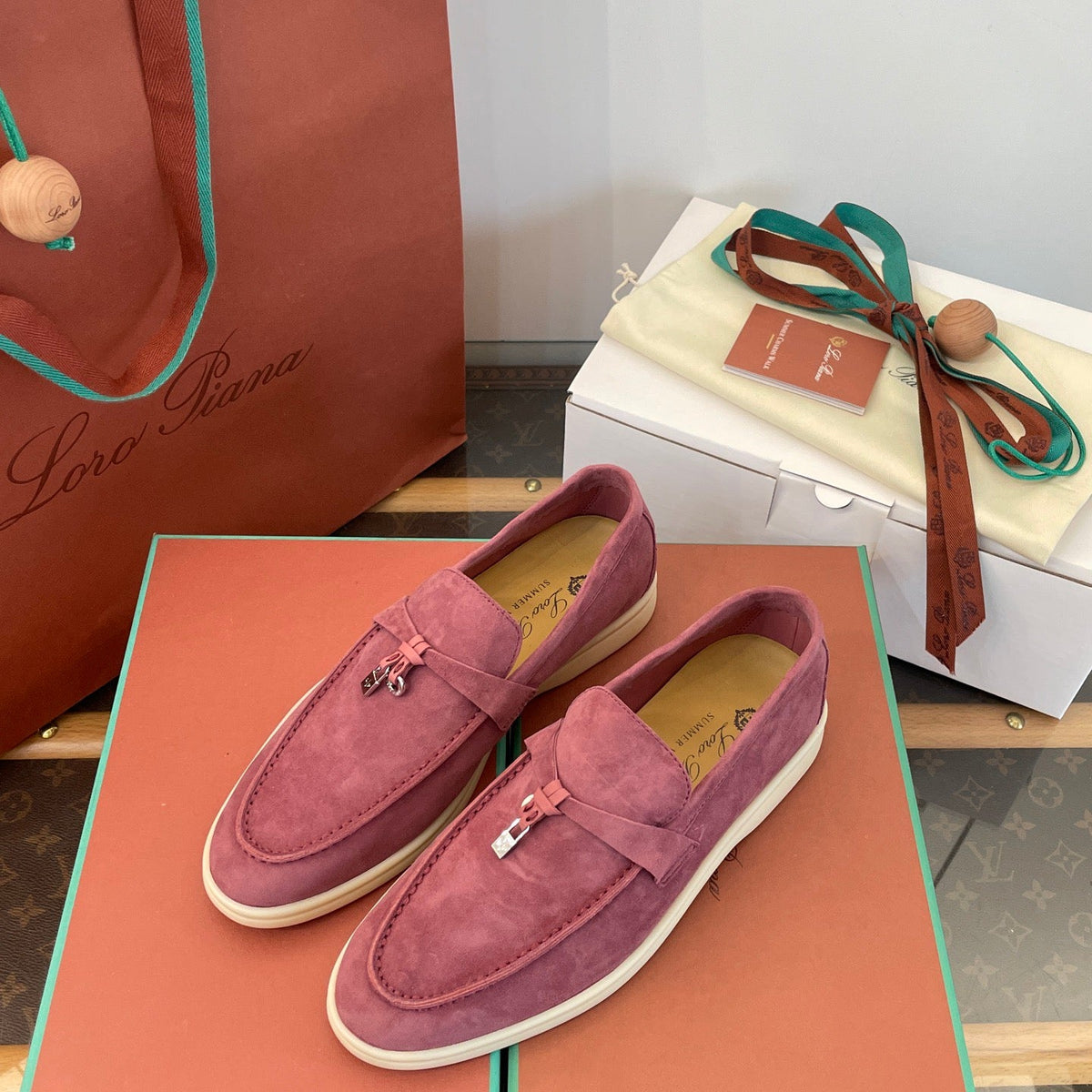 LORO P SUMMER CHARMS LOAFERS