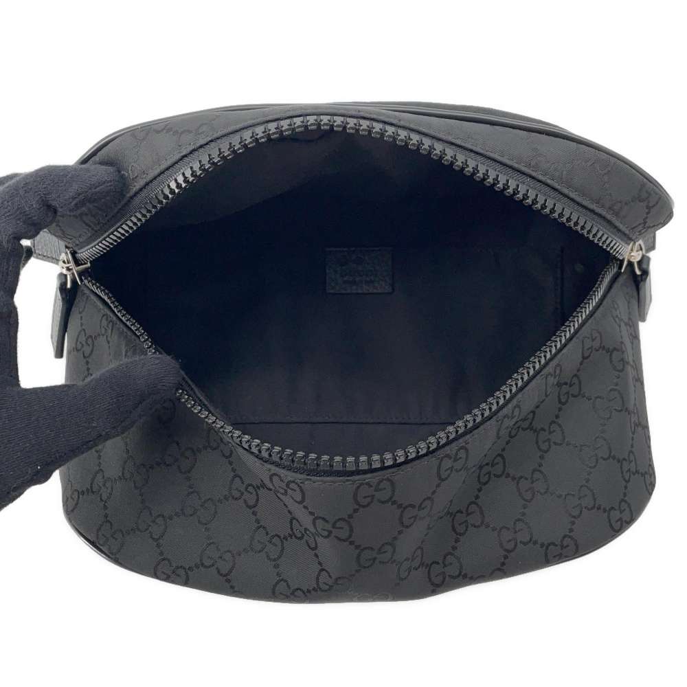 GUCCI Waist Bag Black 449182 Nylon