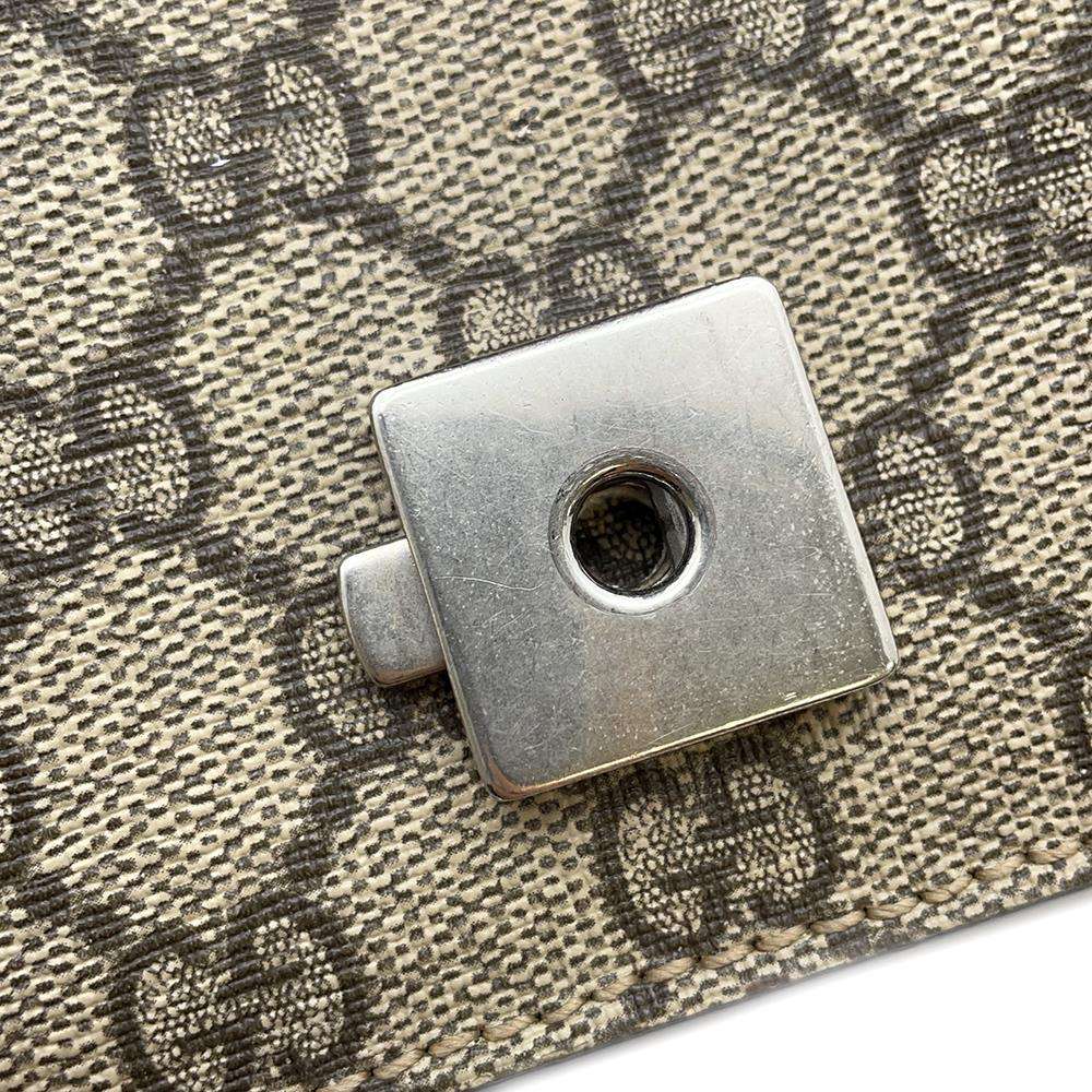 GUCCI Dionysus GG Supreme Shoulder Bag Brown/Red 421970 PVC Leather